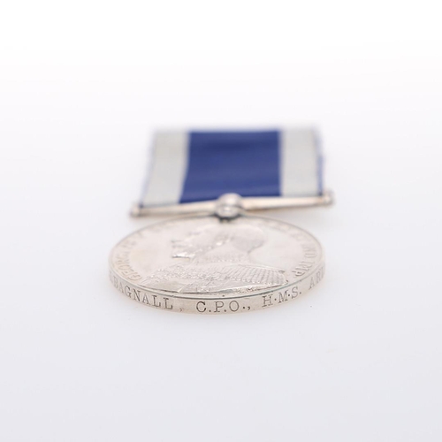 428 - A GEORGE V ROYAL NAVY LONG SERVICE AND GOOD CONDUCT AWARD TO H.M.S. ARIADNE. A George V Royal Navy L... 