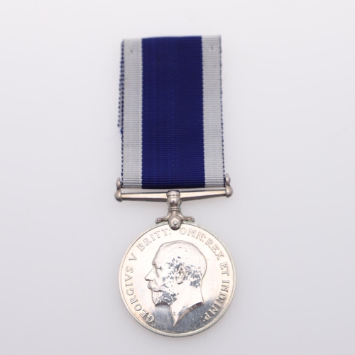 429 - A GEORGE V ROYAL NAVY LONG SERVICE AND GOOD CONDUCT AWARD TO H.M.S. DRAKE. A George V Royal Navy Lon... 