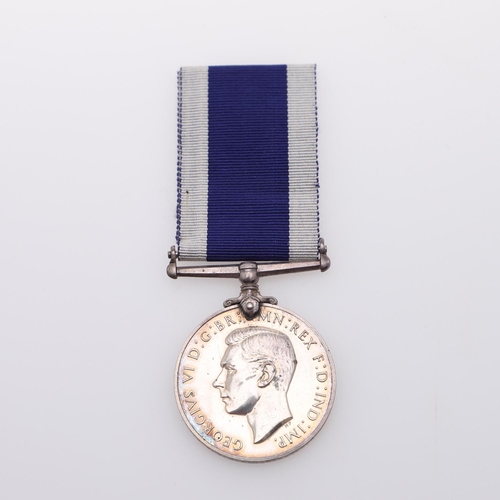 430 - A GEORGE VI ROYAL NAVY LONG SERVICE AND GOOD CONDUCT AWARD TO H.M.S. FERRET. A George VI Royal Navy ... 