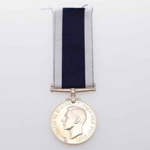 431 - A GEORGE VI ROYAL NAVY LONG SERVICE AND GOOD CONDUCT AWARD TO H.M.S. DAEDALUS. A George VI Royal Nav... 