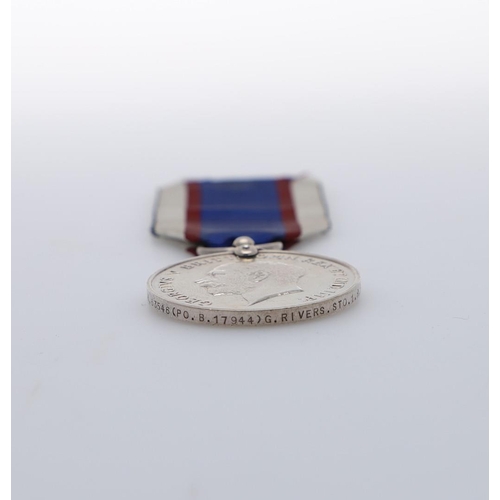 438 - A GEORGE V ROYAL FLEET RESERVE LONG SERVICE AND GOOD CONDUCT MEDAL. A George V Royal Fleet Reserve L... 