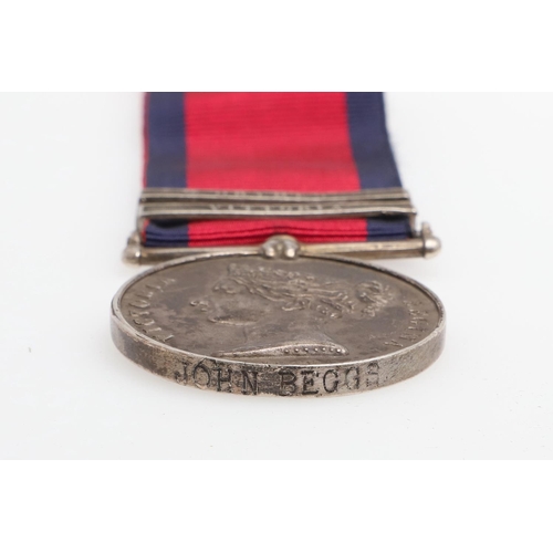 451 - A MILITARY GENERAL SERVICE MEDAL WITH VITTORIA AND ORTHES CLASPS. A Military General Service Medal 1... 