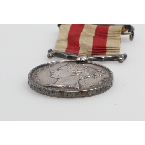 457 - AN INDIAN MUTINY MEDAL TO THE 71ST FOOT, 1ST HIGHLAND LIGHT INFANTRY. An Indian Mutiny Medal, 1858, ... 