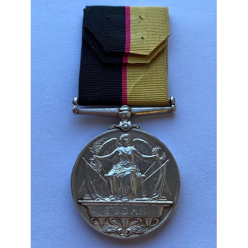 461 - A QUEEN'S SUDAN MEDAL TO THE CAMERON HIGHLANDERS. A Queen's Sudan Medal 1896-98 for the recapture of... 