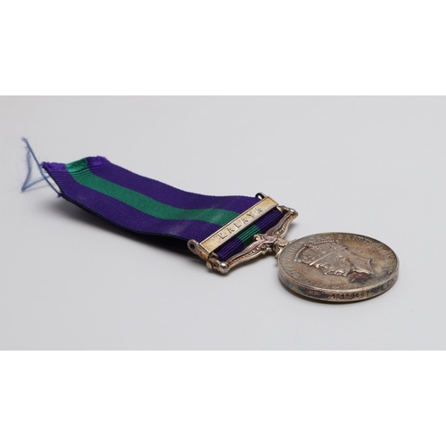 488 - A GENERAL SERVICE MEDAL 1918-1962 WITH MALAYA CLASP. A Queen Elizabeth II General Service Medal with... 