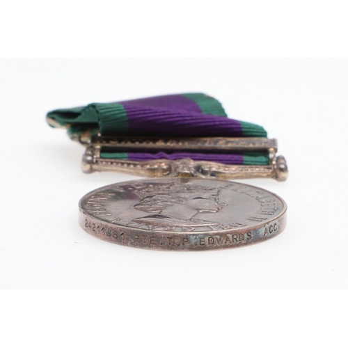 489 - A GENERAL SERVICE MEDAL 1962-2007 WITH NORTHERN IRELAND CLASP. A Queen Elizabeth II General Service ... 