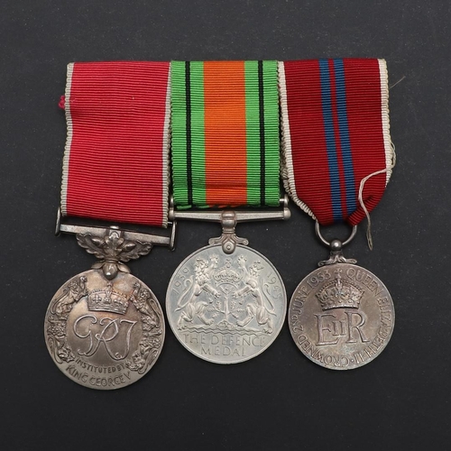 495 - A SECOND WORLD WAR EMPIRE MEDAL GROUP OF FOUR TO THE WOMEN'S VOLUNTARY SERVICE. A George VI British ... 