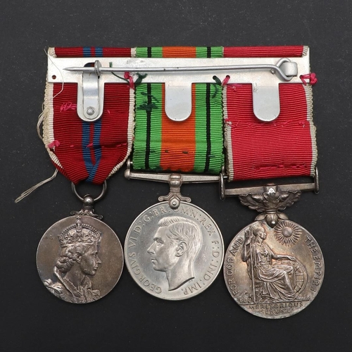 495 - A SECOND WORLD WAR EMPIRE MEDAL GROUP OF FOUR TO THE WOMEN'S VOLUNTARY SERVICE. A George VI British ... 