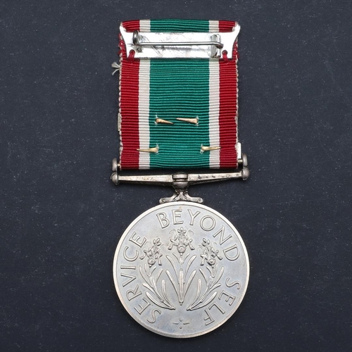 495 - A SECOND WORLD WAR EMPIRE MEDAL GROUP OF FOUR TO THE WOMEN'S VOLUNTARY SERVICE. A George VI British ... 