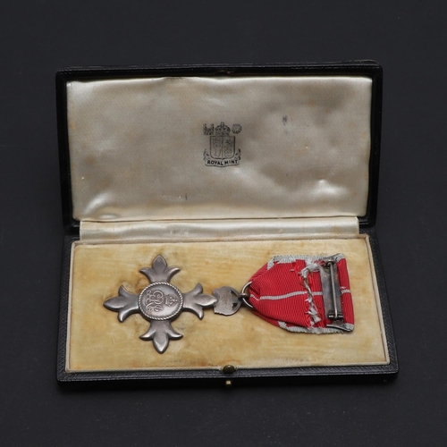 502 - AN M.B.E. MILITARY DIVISION BREAST BADGE. A Breast Badge for the Most Excellent Order of the British... 