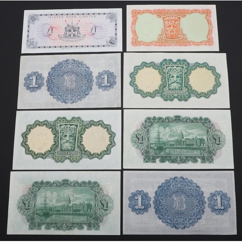 551 - A COLLECTION OF IRISH BANKNOTES TO INCLUDE A 1956 ULSTER BANK ONE POUND NOTE. A collection of fourte... 