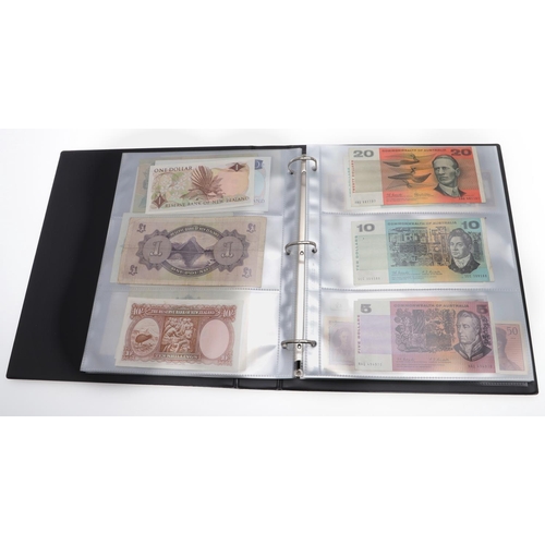 559 - TWO ALBUMS OF WORLD BANKNOTES. Approximately 132 World Banknotes to include notes from America, Keny... 