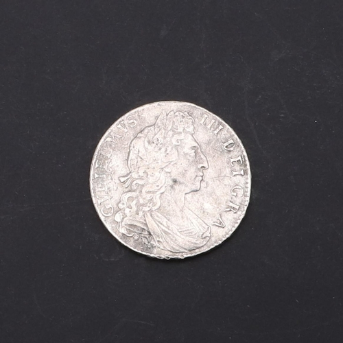 577 - A CHARLES II NORWICH HALFCROWN, 1697. A Charles II Halfcrown, laureate draped bust r. N below the bu... 