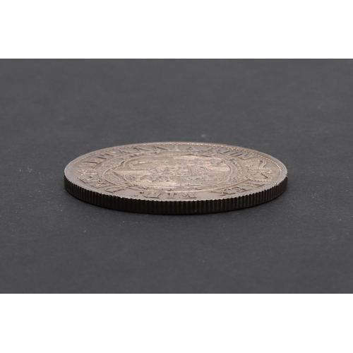 585 - A GEORGE III HALFCROWN, 1817. A George III Halfcrown, smaller laureate head r. with date 1817, rever... 