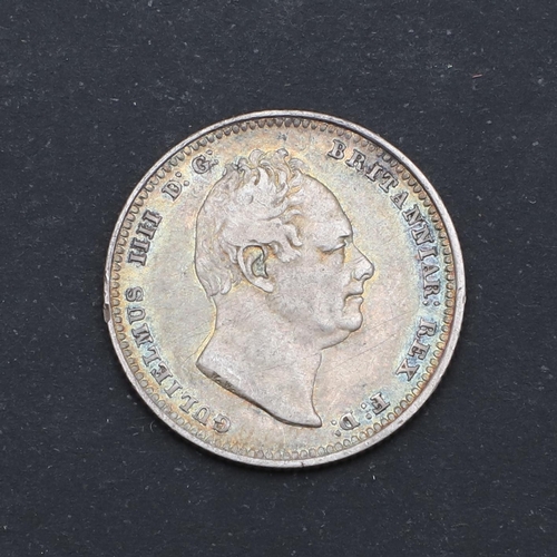 592 - A WILLIAM IV SHILLING, 1836. A William IV Shilling, bare head r. reverse with crown and value in a w... 