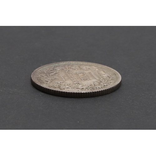 592 - A WILLIAM IV SHILLING, 1836. A William IV Shilling, bare head r. reverse with crown and value in a w... 