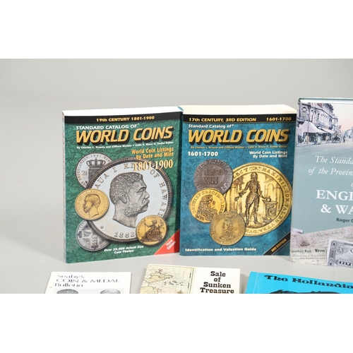 743 - A SMALL COLLECTION OF COIN AND BANKNOTE REFERENCE BOOKS. A collection of reference works: Roger Outi... 