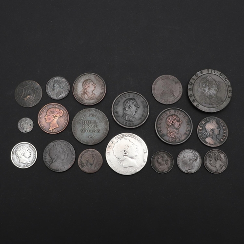 755 - A MIXED COLLECTION OF BRITISH COINS, WILLIAM AND MARY AND LATER. A mixed collection to include Willi... 