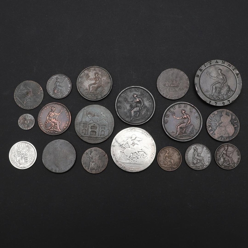 755 - A MIXED COLLECTION OF BRITISH COINS, WILLIAM AND MARY AND LATER. A mixed collection to include Willi... 