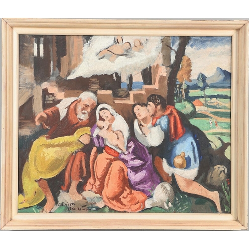 143 - ADRIAN MAURICE DAINTREY (1902-1988). THE ADORATION OF THE SHEPHERDS, AFTER BONIFAZIO VERONESE. (d) S... 