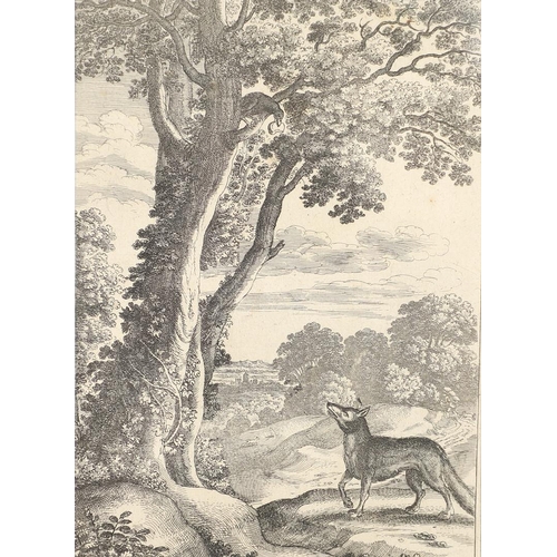 2 - WENCESLAUS HOLLAR (1607-1677). THE FABLES OF AESOP. Ten, etchings, from the set of 82, originally pu... 