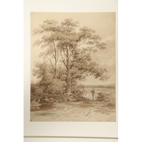 26 - A GROUP OF TWENTY LANDSCAPE WATERCOLOURS & DRAWINGS. To comprise examples by or attributed to P.S.W.... 