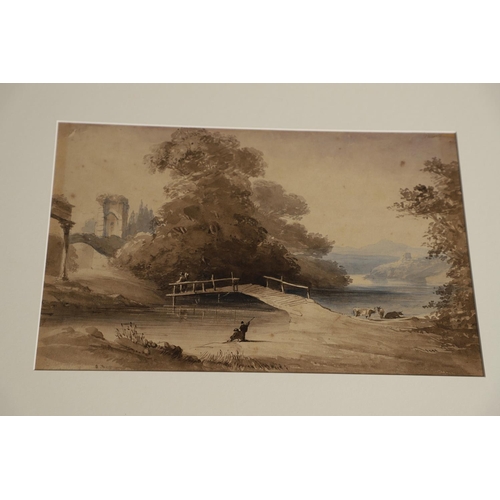 26 - A GROUP OF TWENTY LANDSCAPE WATERCOLOURS & DRAWINGS. To comprise examples by or attributed to P.S.W.... 