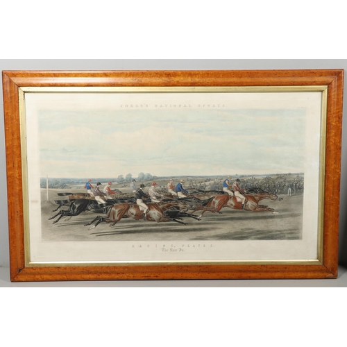 4 - JOHN FREDERICK HERRING (1795-1865). After. FORES'S NATIONAL SPORTS: RACING (PLATES 1-4). Four, aquat... 