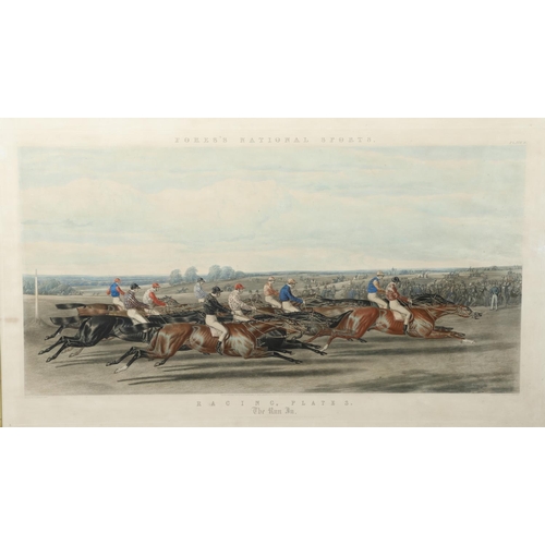 4 - JOHN FREDERICK HERRING (1795-1865). After. FORES'S NATIONAL SPORTS: RACING (PLATES 1-4). Four, aquat... 