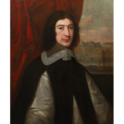 58 - DAVID DES GRANGES (1611-C.1671/2). Follower of. PORTRAIT OF A GENTLEMAN, PROBABLY OF THE COLLARD FAM... 