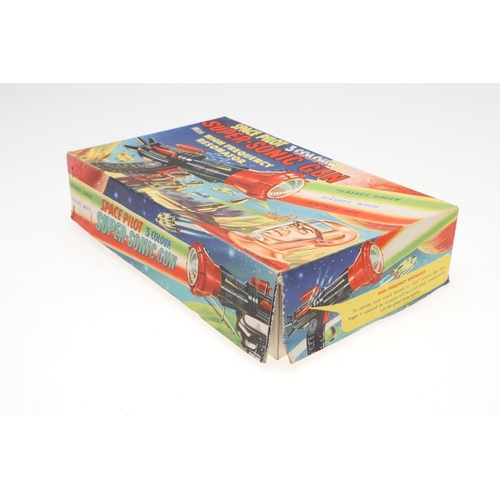 533 - DAN DARE BOXED ROCKET GUN & SPACE PILOT SUPER SONIC GUN. A boxed Merit Dan Dare Rocket Gun Safety Mo... 