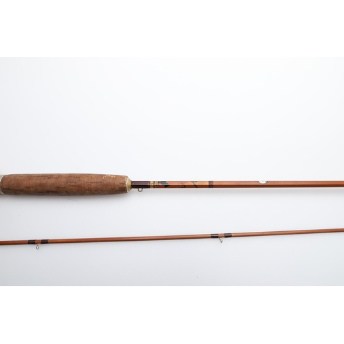 559 - HARDY ROD & OTHER FISHING RODS, & VINTAGE REELS. Including a Hardy Palakona two piece split cane rod... 