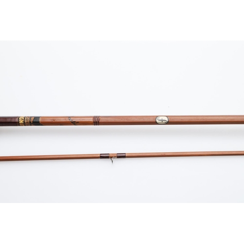 559 - HARDY ROD & OTHER FISHING RODS, & VINTAGE REELS. Including a Hardy Palakona two piece split cane rod... 