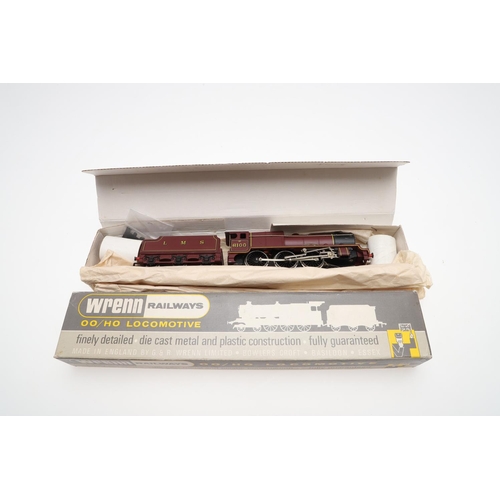 575 - WRENN BOXED 00 GAUGE LOCOMOTIVE - ROYAL SCOT. W2260 LMS Maroon Royal Scot 6100, boxed and with a boo... 