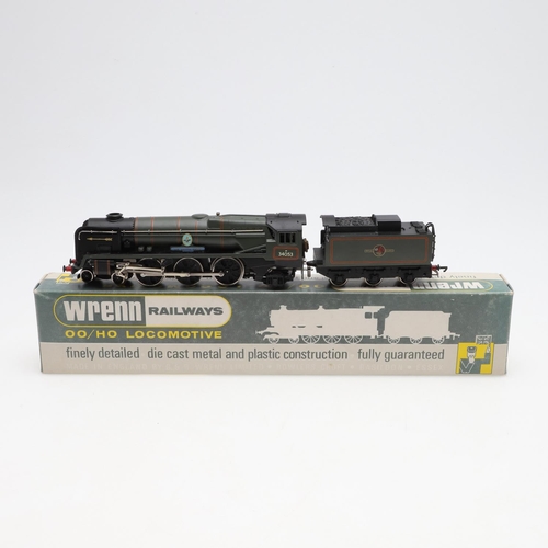 584 - WRENN BOXED 00 GAUGE LOCOMOTIVE - SIR KEITH PARK. W2269 Sir Keith Park, Rebuilt BR Green Golden Arro... 