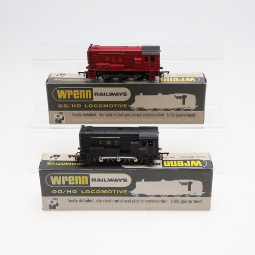 586 - WRENN BOXED 00 GAUGE DIESEL LOCOMOTIVES. Two boxed locomotives, W2234 Diesel Electric National Coal ... 