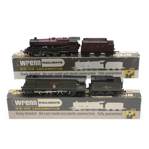 645 - WRENN BOXED 00 GAUGE LOCOMOTIVE - FREIGHT 8016. A rare W2272 LMS Freight 8016 locomotive, approx 270... 