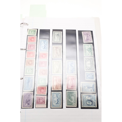 649 - LARGE STAMP COLLECTION - CANADA. Six large albums including an interesting collection of Canada stam... 