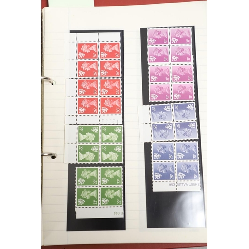 650 - LARGE GREAT BRITAIN STAMP COLLECTION. A large collection of 14 albums with used and mint stamps from... 