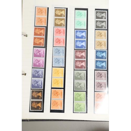 650 - LARGE GREAT BRITAIN STAMP COLLECTION. A large collection of 14 albums with used and mint stamps from... 