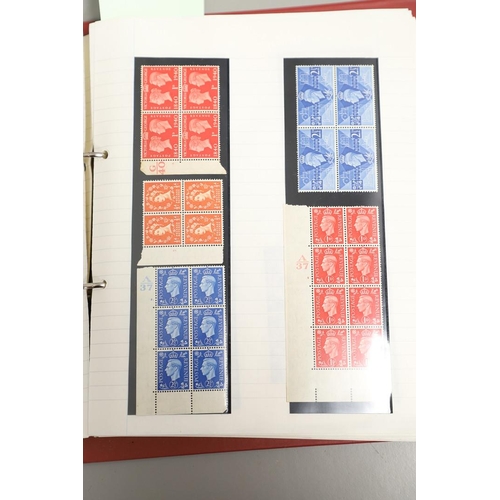 650 - LARGE GREAT BRITAIN STAMP COLLECTION. A large collection of 14 albums with used and mint stamps from... 