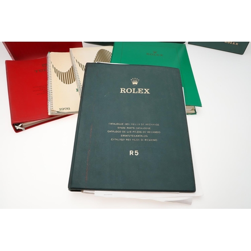 652 - ROLEX COLLECTION INCLUDING CATALOGUES & COLLECTABLES. An interesting mixed lot including a Tudor T11... 