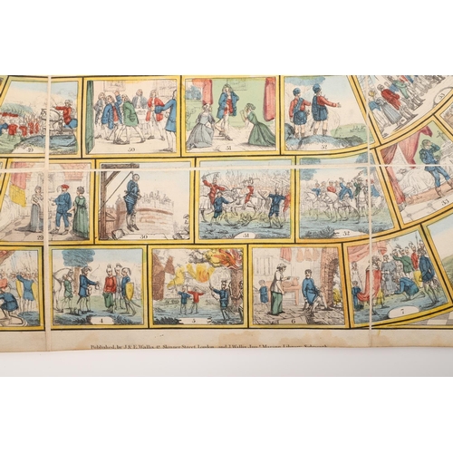 653 - THE ROYAL GAME OF BRITISH SOVEREIGNS, AN EARLY 19TH CENTURY TABLE OR BOARD GAME. 'The Royal Game of ... 