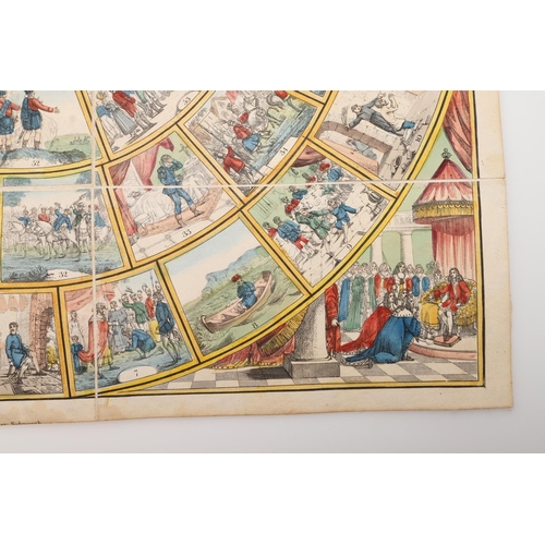 653 - THE ROYAL GAME OF BRITISH SOVEREIGNS, AN EARLY 19TH CENTURY TABLE OR BOARD GAME. 'The Royal Game of ... 