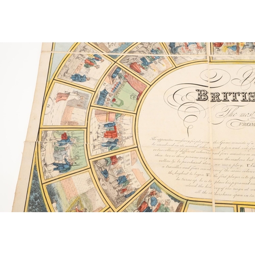 653 - THE ROYAL GAME OF BRITISH SOVEREIGNS, AN EARLY 19TH CENTURY TABLE OR BOARD GAME. 'The Royal Game of ... 