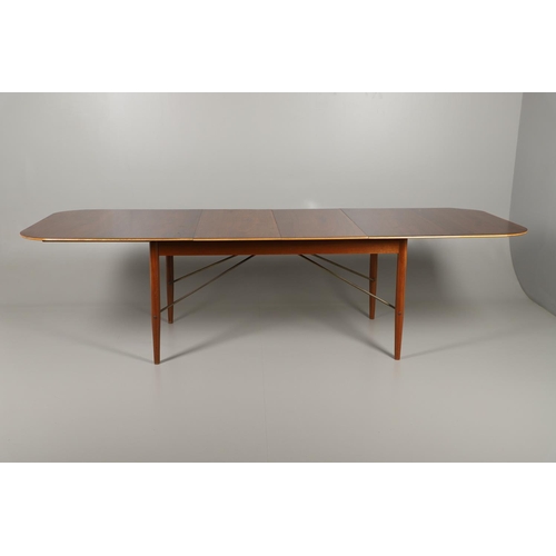 675 - ROBIN DAY FOR HILLE - 1950S ALBERMALE ROSEWOOD DINING TABLE. The rosewood veneered top with agba woo... 