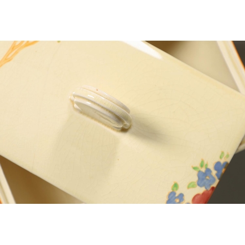 680 - CLARICE CLIFF - BIARRITZ DINNER SERVICE. Pattern No 6198, each piece painted with a elongated tree o... 