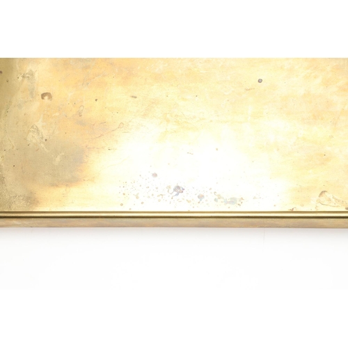 681 - WIENER WERKSTATTE - JOSEF HOFFMAN (1870-1956) BRASS TRAY. A brass Secessionist Movement rectangular ... 