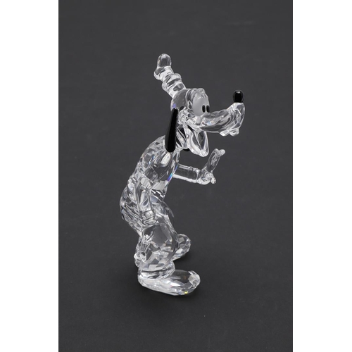 684 - SWAROVSKI GLASS - DISNEY BOXED FIGURES 'GOOFY & TIGGER'. Including a glass figure of Goofy (14.5cms ... 