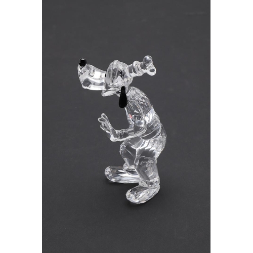 684 - SWAROVSKI GLASS - DISNEY BOXED FIGURES 'GOOFY & TIGGER'. Including a glass figure of Goofy (14.5cms ... 